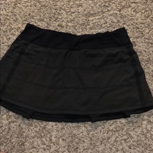 Black Lululemon Pace Revival Skirt